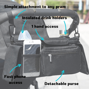 DashBaby™ Luxe Pram Caddy